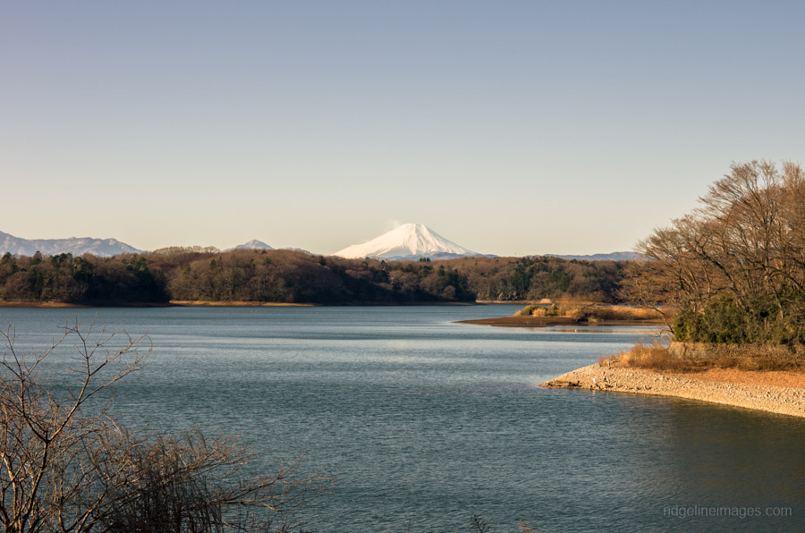Tamako Lake overlooking Sayama Hills
