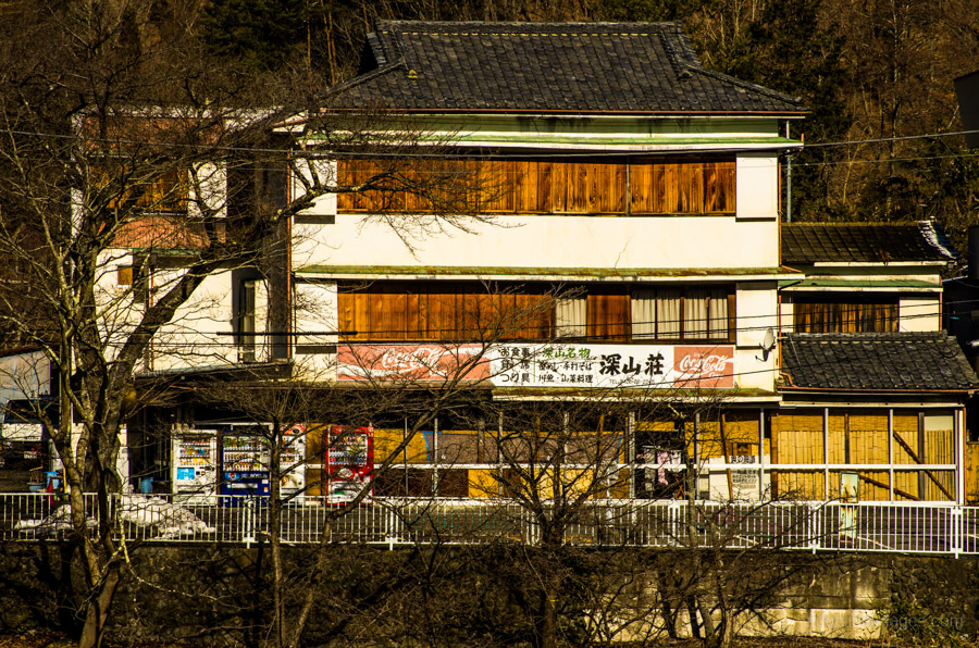 Traditional wooden townhouse