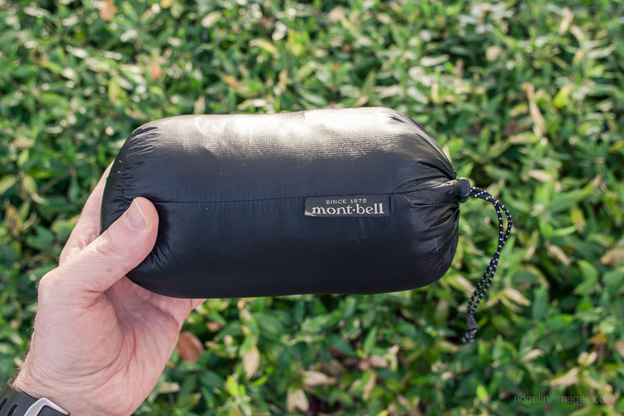 Montbell down jacket outlet review