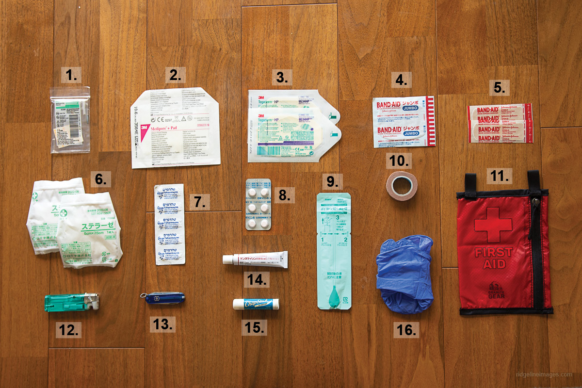 Hiking First Aid Kit Revisited RIDGELINEIMAGES