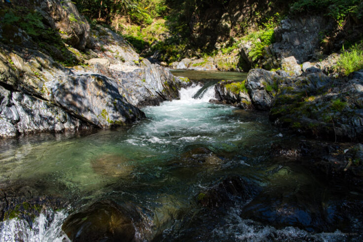 Nakayama and Kichijoji Falls in Hinohara Village - RIDGELINEIMAGES.com